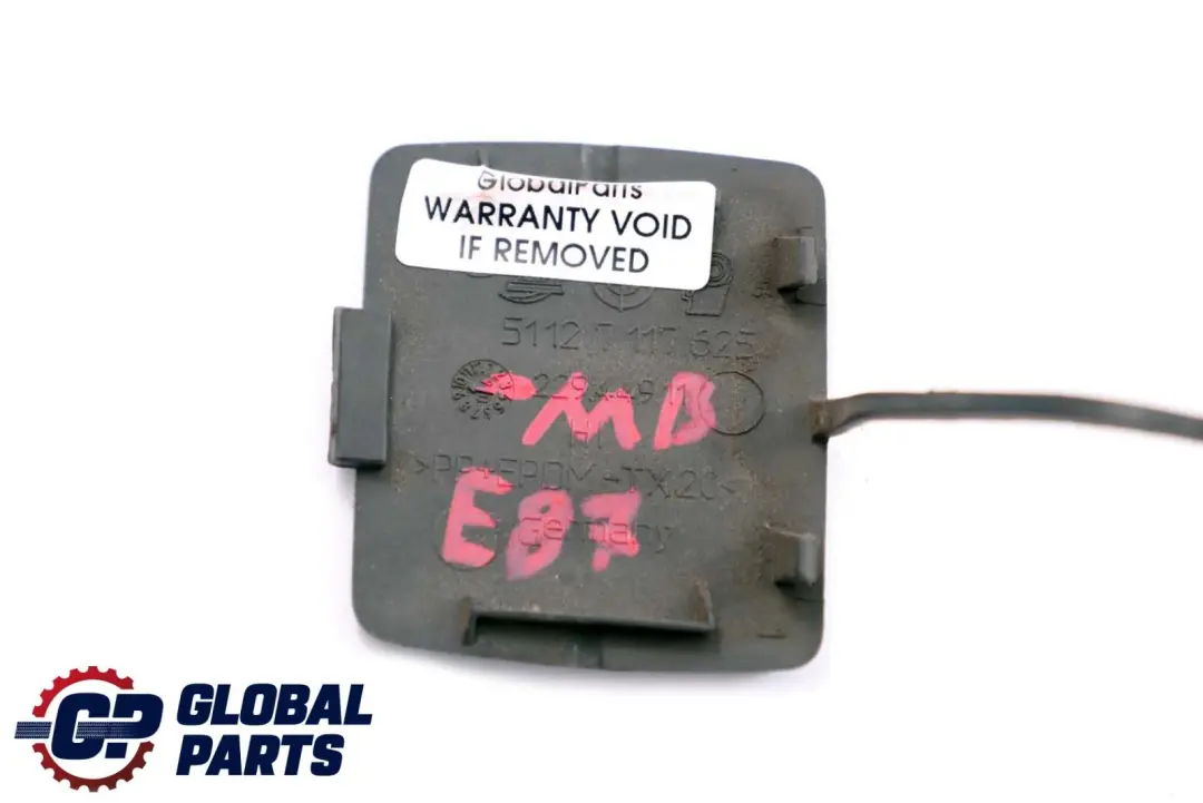 Bumper Flap Towing Eye Monacoblau Metallic Blue to BMW 1 Series E87 Rear with Part number 7117625 BMW 1 Series E87 Rear Bumper Flap Towing Eye Monacoblau Metallic Blue - SKU 7117625-MB - Part number 7117625