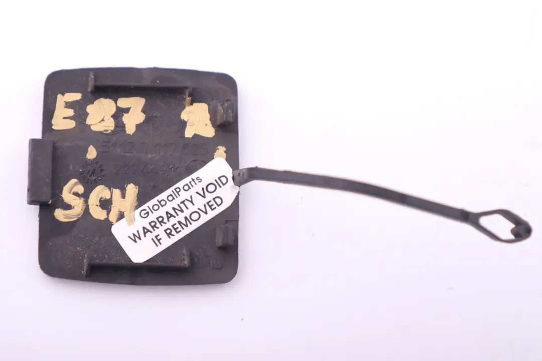 BMW E87 Zaślepka Haka Zderzaka Czarna Tył 7117625 - SKU 7117625-SCH - Numer Części 0032634