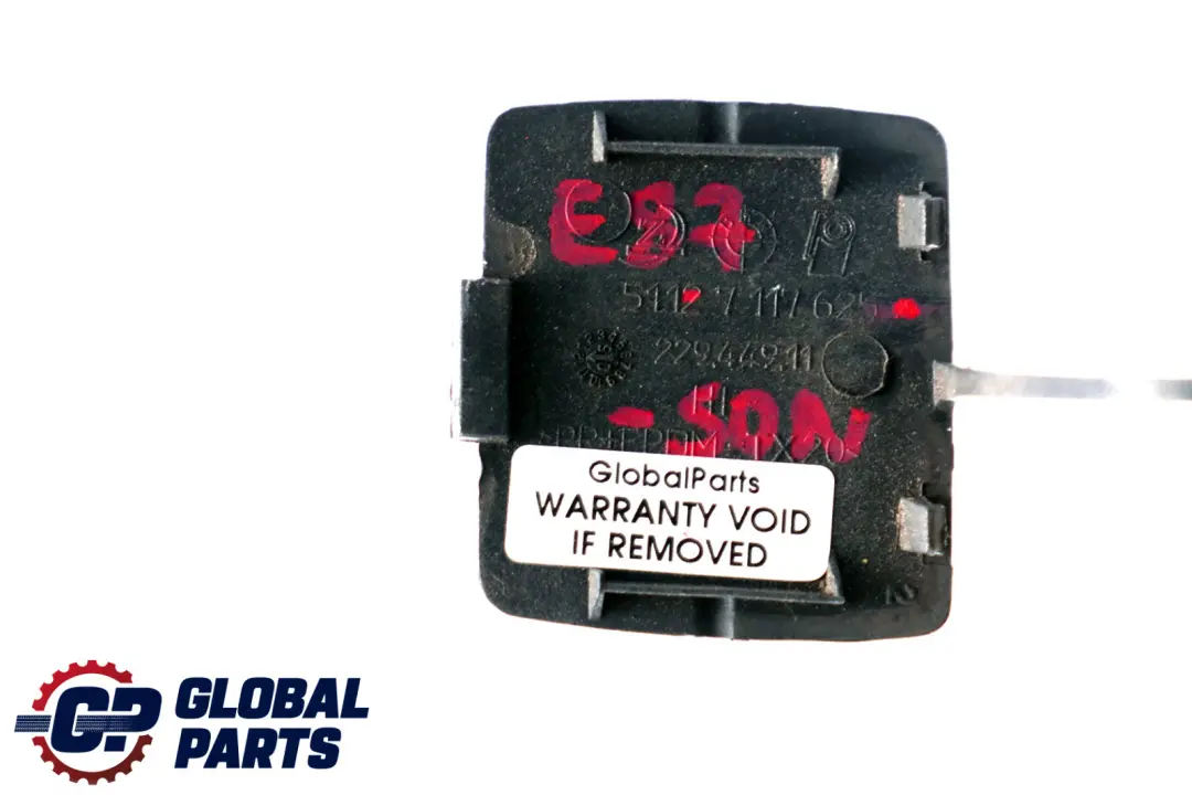 Bumper Flap Towing Eye Sonora Metallic - A23 to BMW 1 Series E87 Rear with Part number 7117625 BMW 1 Series E87 Rear Bumper Flap Towing Eye Sonora Metallic - A23 - SKU 7117625-SON - Part number 7117625