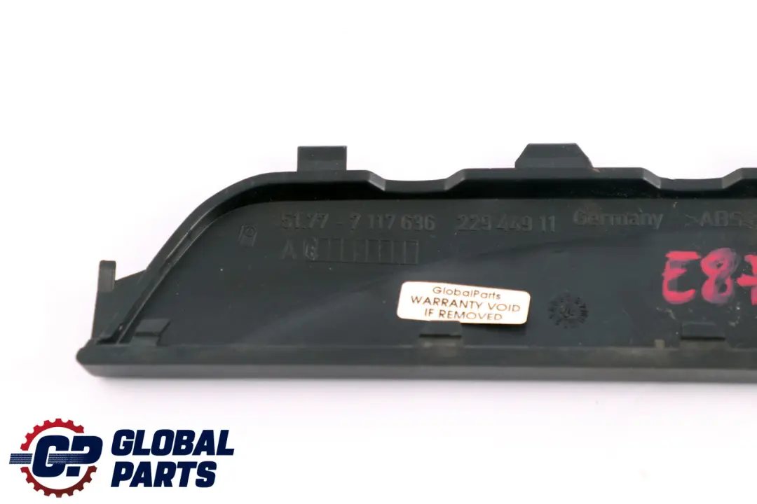 BMW 1 er E87 E87N Blende Einstieg hinten rechts - SKU 7117636 - Teilenummer 7117636