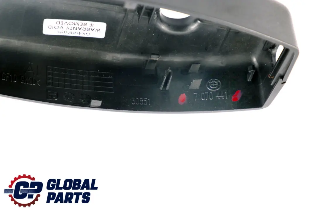 BMW 1 3 5 Series E81 E87 E90 E60 Set Covers Interior Mirror Baseplate Black - SKU 7117761 - Part number 7117761