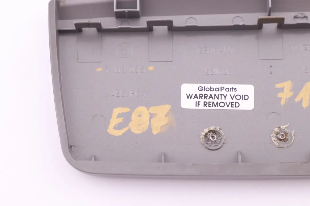 Ascher Cenicero Decoracion Titan 90 Plata para BMW E87 con número de pieza 6954114 BMW E87 Ascher Cenicero Decoracion Titan 90 Plata - SKU 7118035 - Número de pieza 6954114