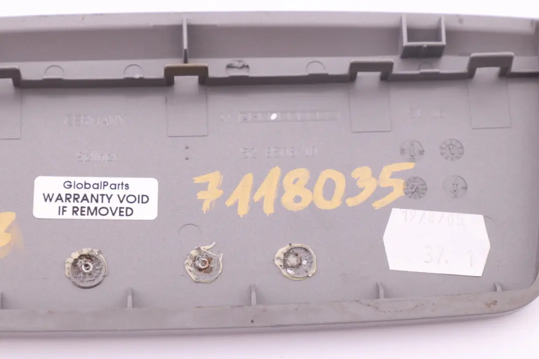 Ascher Cenicero Decoracion Titan 90 Plata para BMW E87 con número de pieza 6954114 BMW E87 Ascher Cenicero Decoracion Titan 90 Plata - SKU 7118035 - Número de pieza 6954114