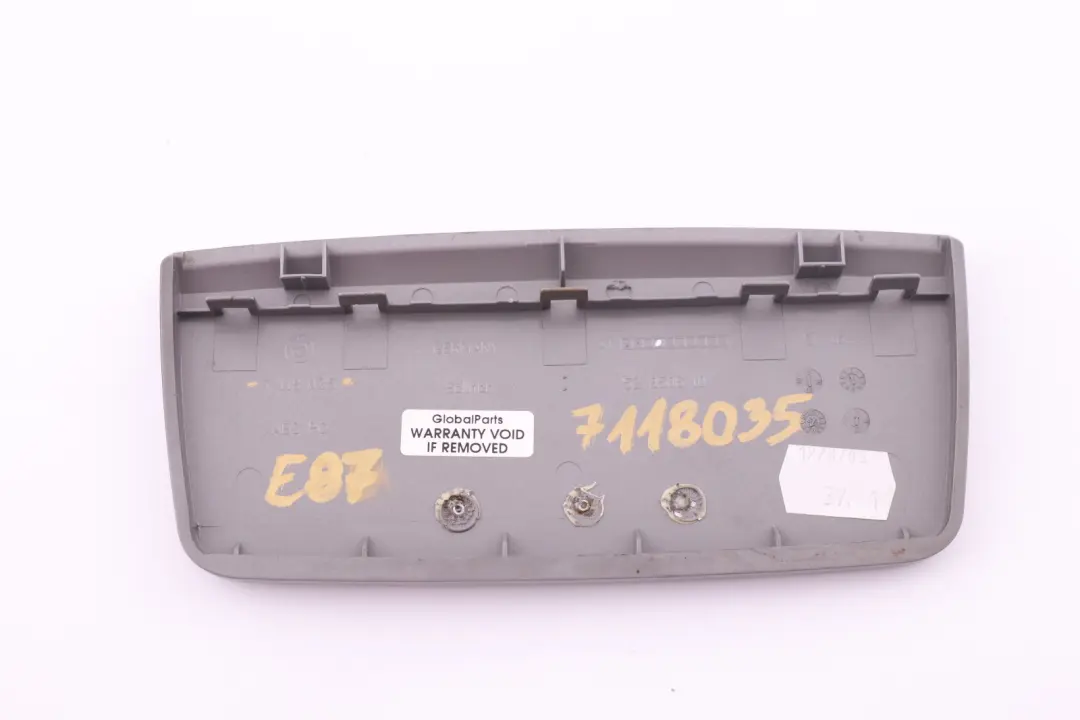 Ascher Ashtray Decor Titan 90 Silver to BMW 1 Series E87 with Part number 6954114 BMW 1 Series E87 Ascher Ashtray Decor Titan 90 Silver - SKU 7118035 - Part number 6954114