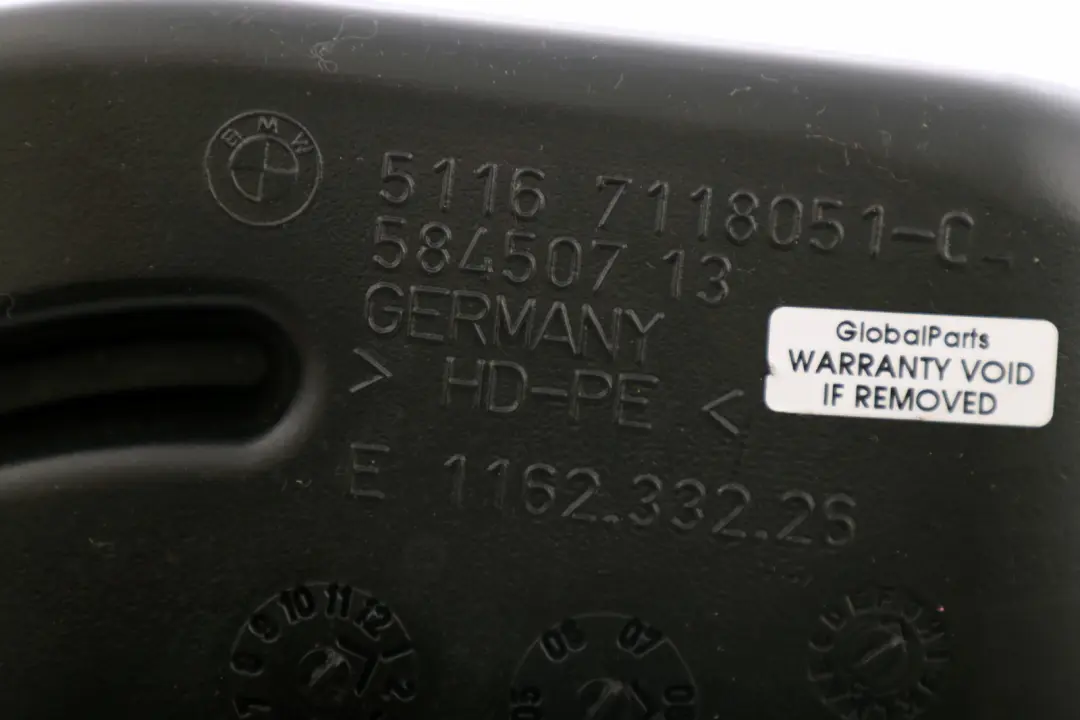 BMW Seria 3 E90 E91 E92 E93 Kanał Powietrza Tylnego Ogrzewania - SKU 7118051 - Numer Części 7118051