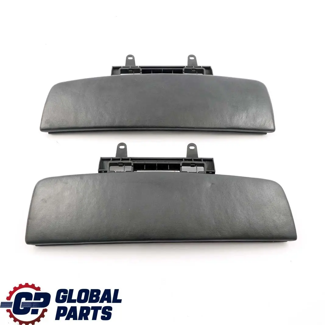 BMW E65 E66 Set Coperchio Bracciolo Centrale Anteriore Pelle Nero 7118093