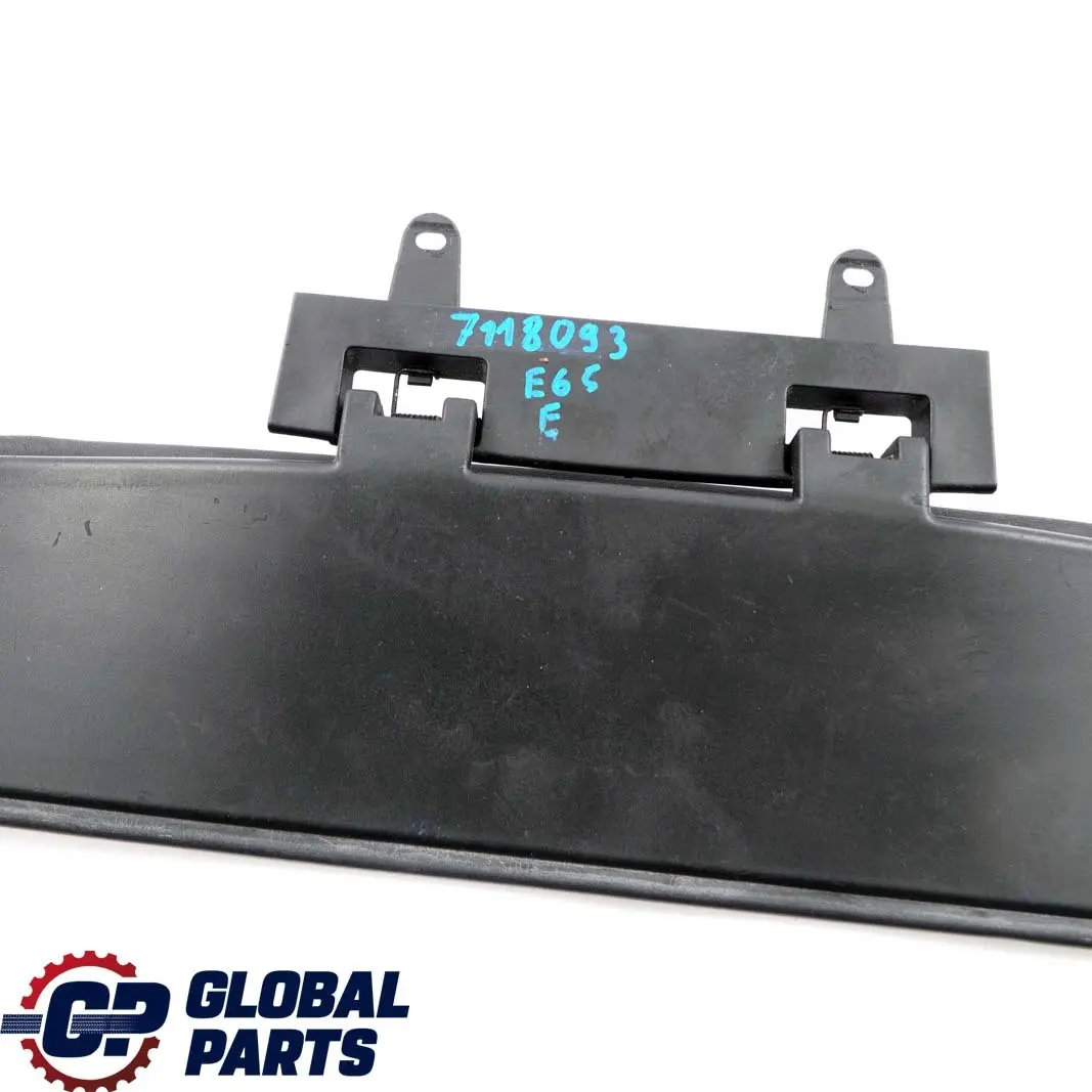 BMW E65 E66 Set Coperchio Bracciolo Centrale Anteriore Pelle Nero - SKU 7118093 - Numero di parte 7118093