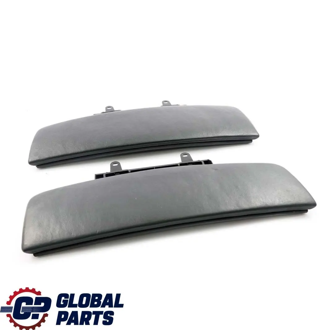 BMW 7 er E65 E66 Set Abdeckung Mittelarmlehne Vorne Leder Schwarz - SKU 7118093 - Teilenummer 7118093