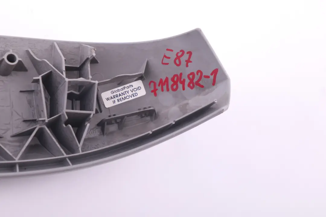 Asiento Delantero Derecho Embellecedor Alaskagrau Gris para BMW E87 E87N con número de pieza 9131452 BMW E87 E87N Asiento Delantero Derecho Embellecedor Alaskagrau Gris - SKU 7118482-1 - Número de pieza 9131452