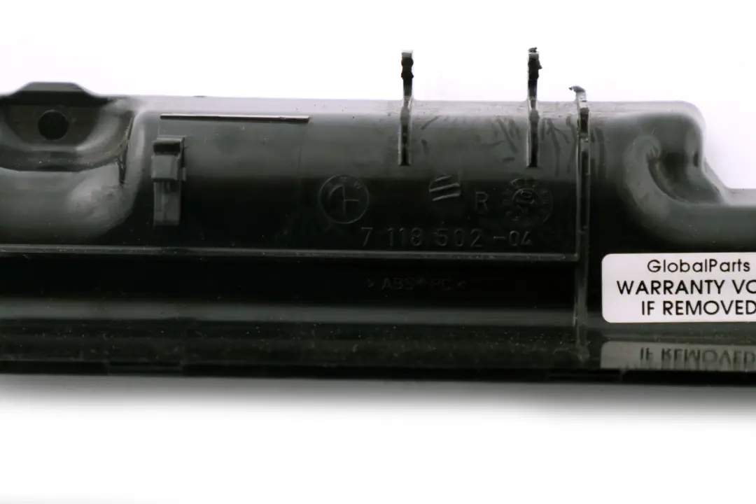 BMW E81 E87 E90 E91 Cubre Asiento Rail Negro Delantero Derecho - SKU 7118502 - Número de pieza 7118502
