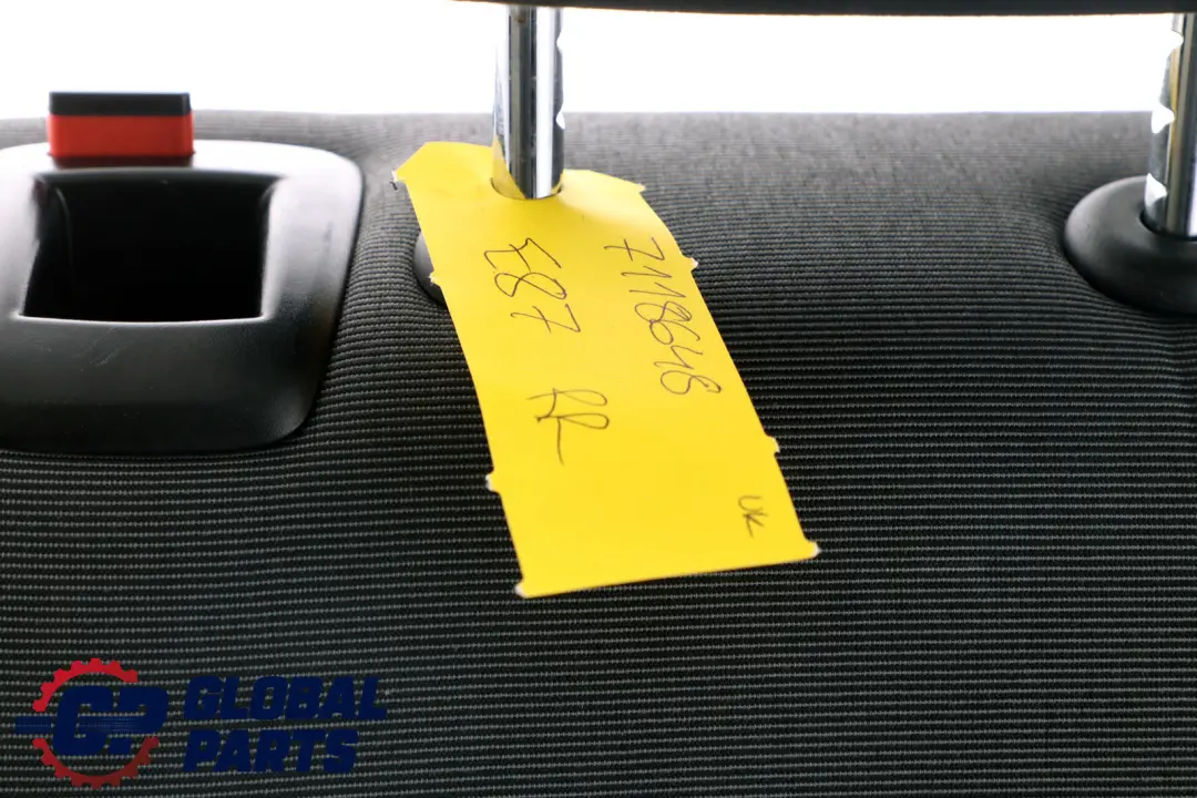 Interior De Tela Asiento Trasero Derecho Antracita para BMW E87 con número de pieza 7118648 BMW E87 Interior De Tela Asiento Trasero Derecho Antracita - SKU 7118648 - Número de pieza 7118648