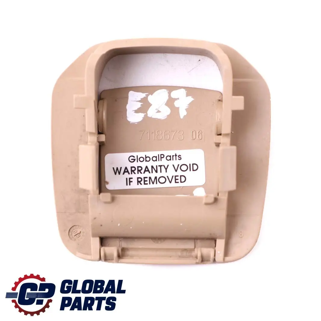  Isofix Abdeckung BMW E81 E82 E87 LCI Rück Sitz Verkleidung Beige - SKU 7118673-2 - Teilenummer 7118673