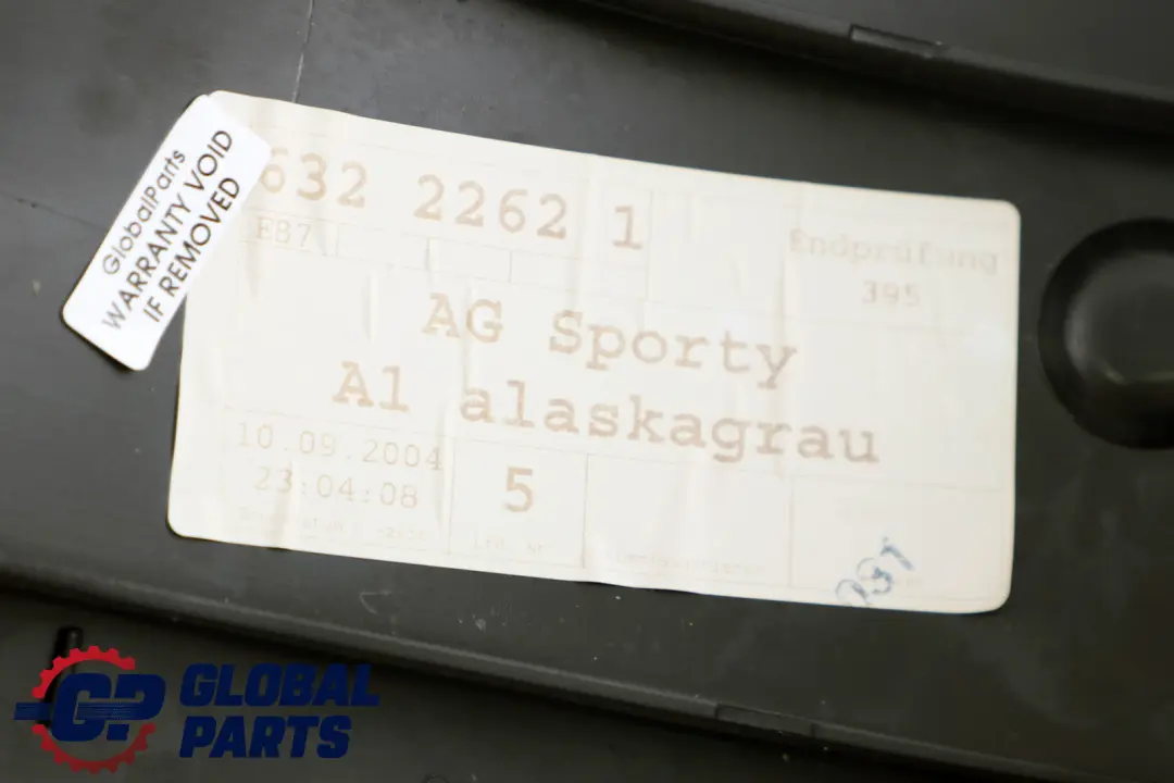 Lateral Trim Panel Seat Rear Left N/S Alaskagrau Grey AGA1 to BMW 1 Series E87 with Part number 7118681 BMW 1 Series E87 Lateral Trim Panel Seat Rear Left N/S Alaskagrau Grey AGA1 - SKU 7118681-1 - Part number 7118681