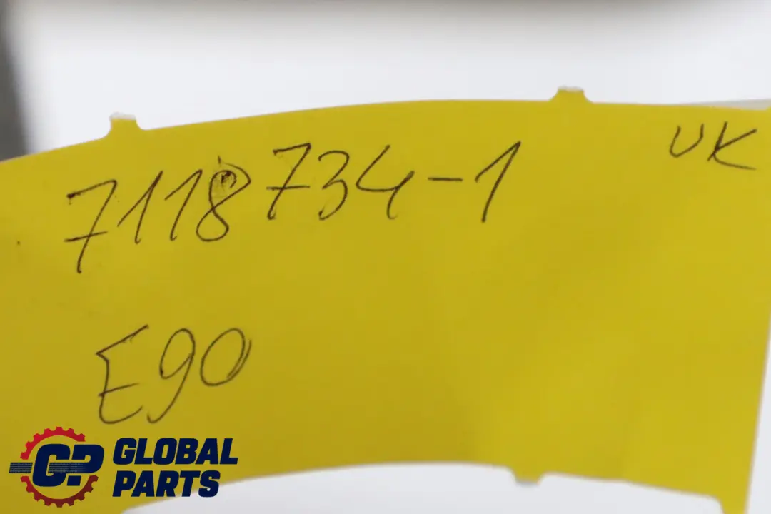 BMW E90 Cubierta Respaldo Asientos Traseros Sofa Soporte Tela Antracita - SKU 7118734-1 - Número de pieza 52207118734