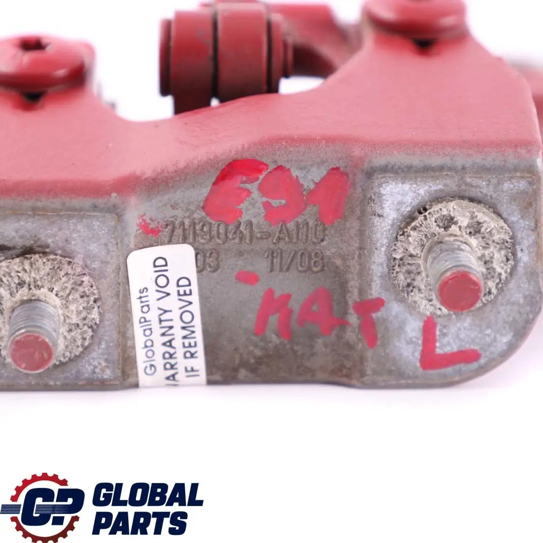 Boot Trunk Tailgate Left Hinge Karmesinrot Crimson Red 7119041 to BMW 3 E91 LCI with Part number 7152675 BMW 3 E91 LCI Boot Trunk Tailgate Left Hinge Karmesinrot Crimson Red 7119041 - SKU 7119041-KAR - Part number 7152675