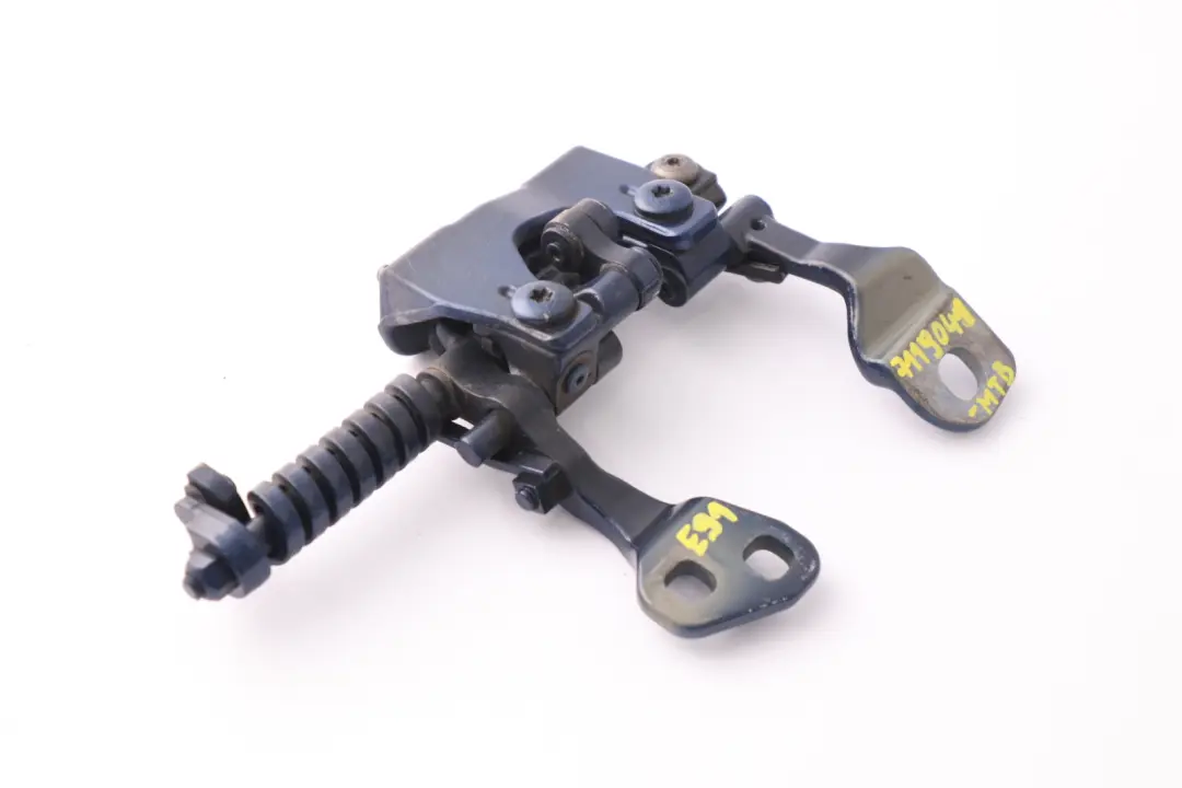 BMW 3 Series E91 Rear Left Trunk Lid Hinge N/S Montegoblau Montego Blue - SKU 7119041-MTB - Part number 7119041