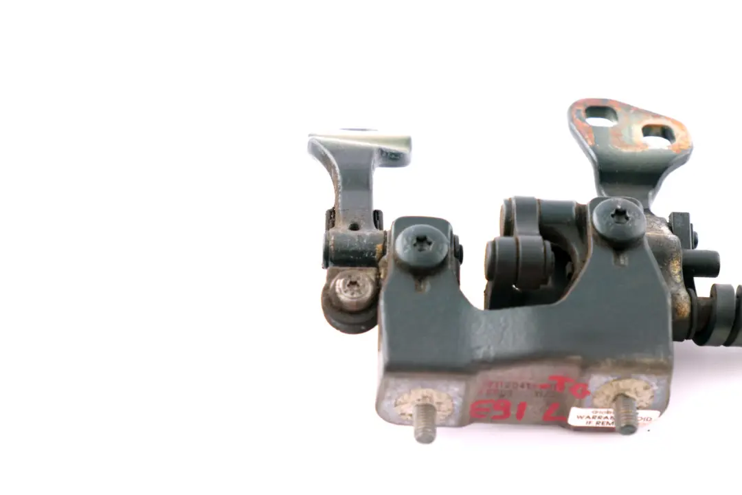 BMW 3 Series E91 Rear Left Trunk Lid Hinge N/S Tiefgruen Deep Green - SKU 7119041-TG - Part number 7119041