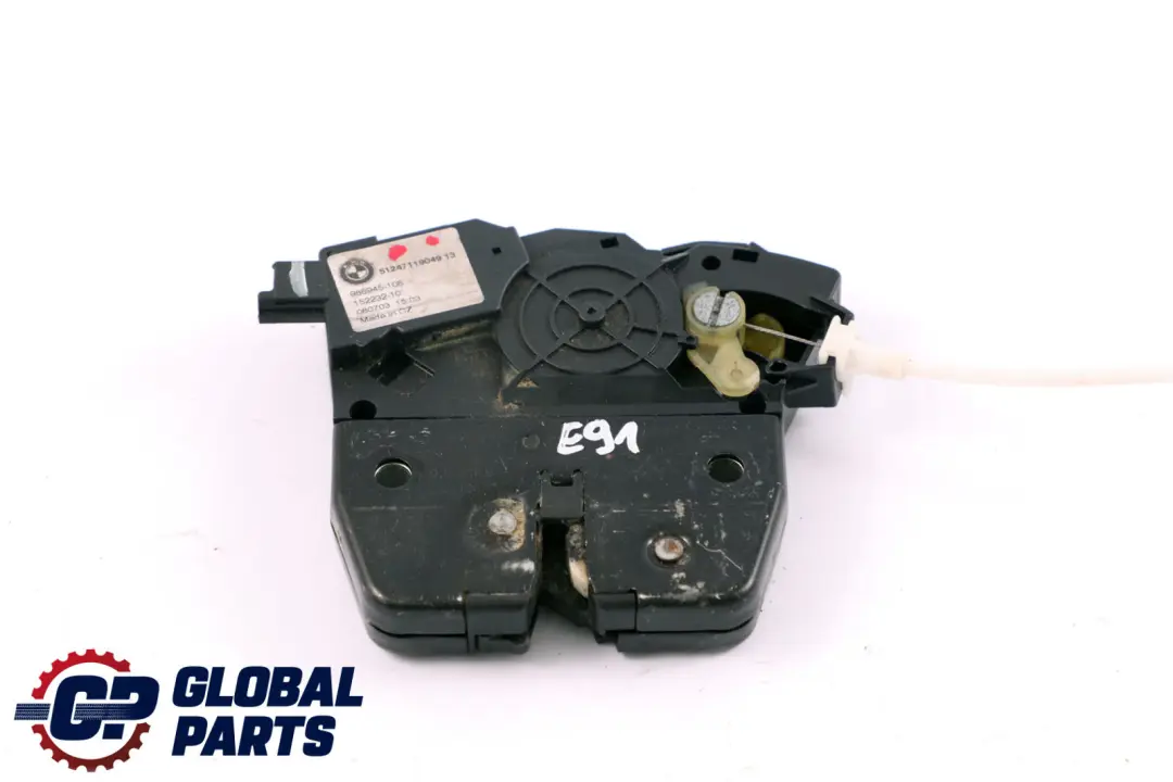 Kofferraumdeckel Heckklappenverriegelung für BMW E91 Touring mit Teilenummer 7119049 BMW E91 Touring Kofferraumdeckel Heckklappenverriegelung - SKU 7119049 - Teilenummer 7119049