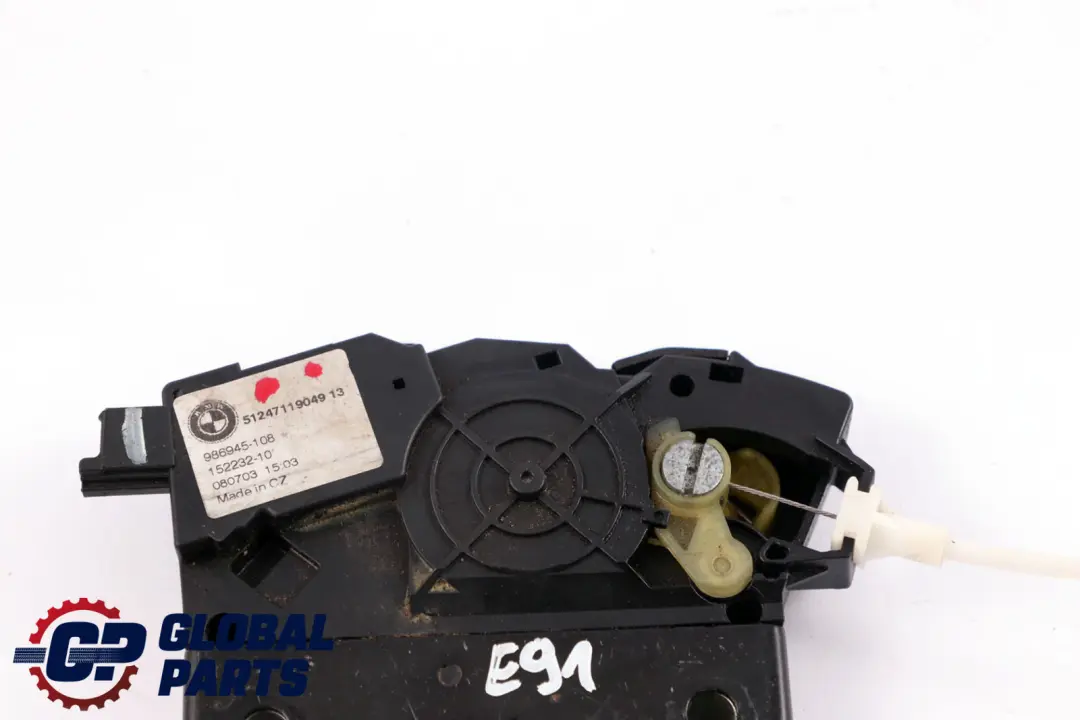 Arrière Coffre De Coffre Hayon Serrure Loquet pour BMW E91 à propos du numéro de pièce 7119049 BMW E91 Arrière Coffre De Coffre Hayon Serrure Loquet - SKU 7119049 - Numéro de pièce 7119049