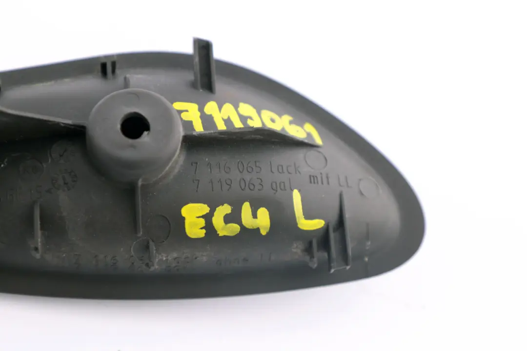 6er Reihe E63 E64 Türöffner innen links RUTHENIUM für BMW mit Teilenummer 7116065 BMW 6er Reihe E63 E64 Türöffner innen links RUTHENIUM - SKU 7119061 - Teilenummer 7116065