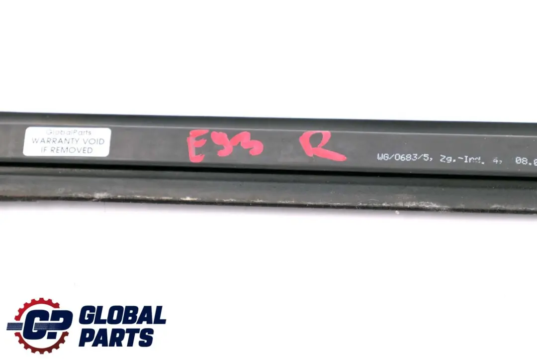 BMW E93 Cabrio Joint interieur de canal de fenetre arriere droit - SKU 7119096 - Numéro de pièce 7119096