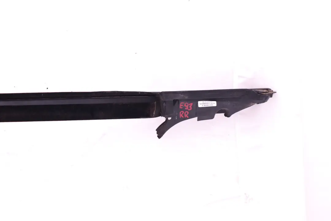 BMW E93 E93N LCI Finitura Finestrino Laterale Nero Posteriore Destro - SKU 7119098 - Numero di parte 7119098
