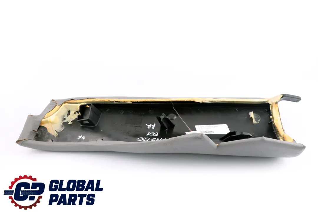 BMW E61 E61N Boczek Tapicerka Kanapy Prawy Tył Szara Skóra - SKU 7119126 - Numer Części 7119126