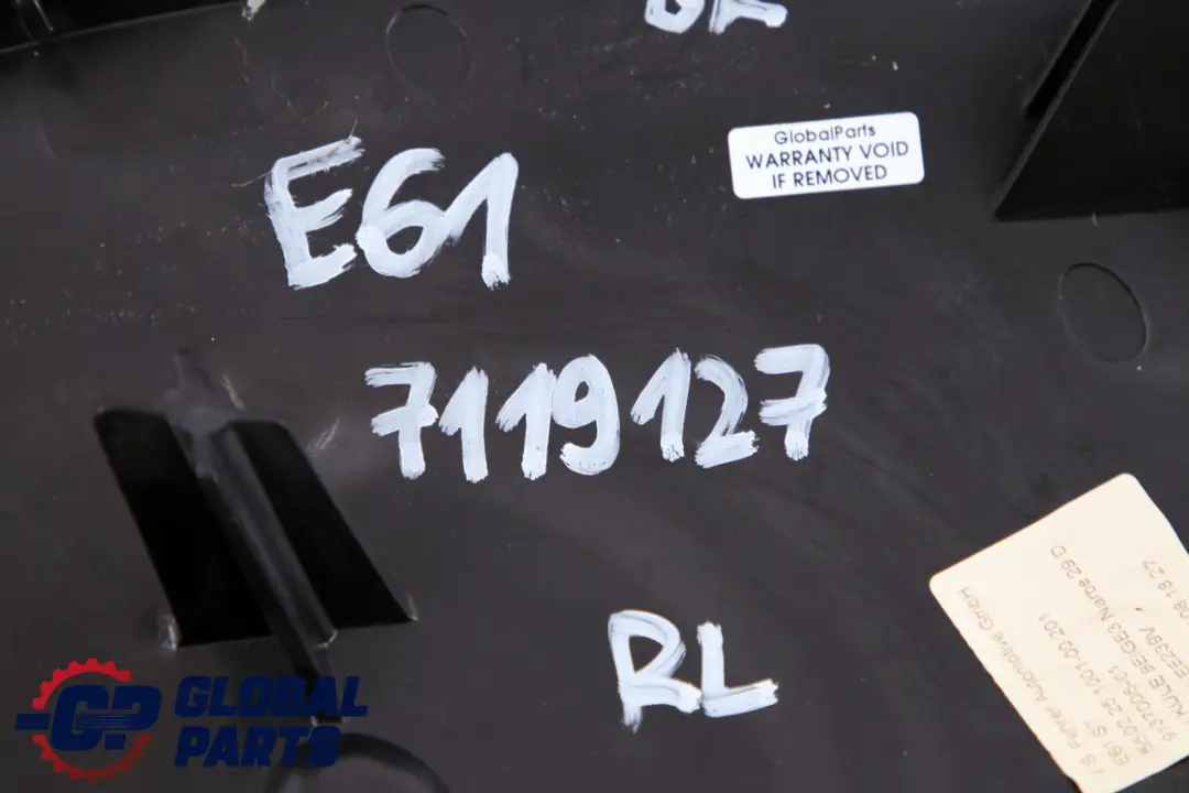 BMW E61 E61N Boczek kanapy kanapa lewy skóra - SKU 7119127 - Numer Części 7119127