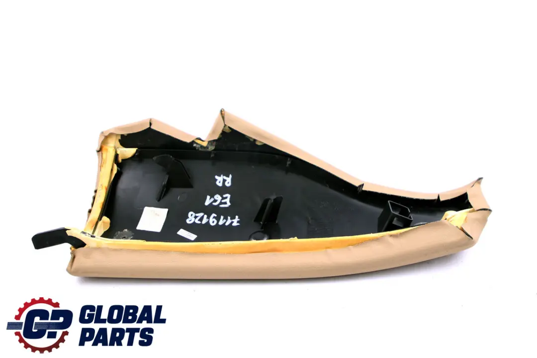 BMW 5 er E61 Sitz Hinten Seitenteil Leder Rechts - SKU 7119128 - Teilenummer 7119128