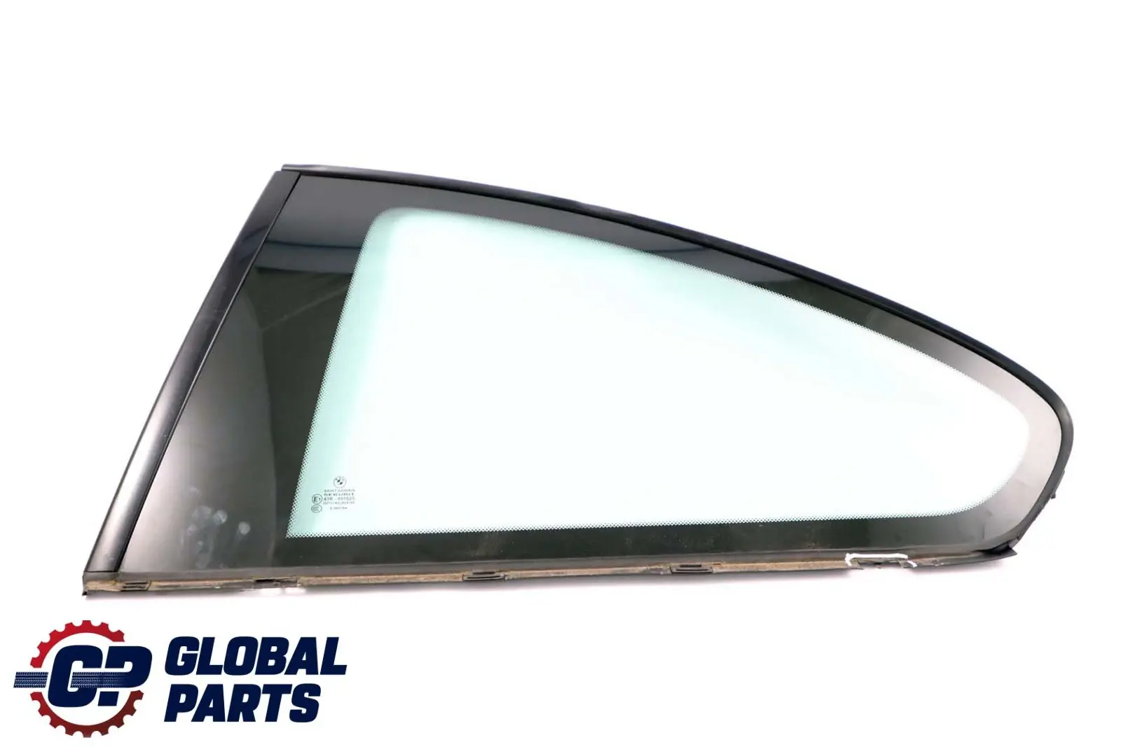 BMW 3 Series 2 E92 Rear Left Door Side Window Glass Green AS2 Black Trim N/S