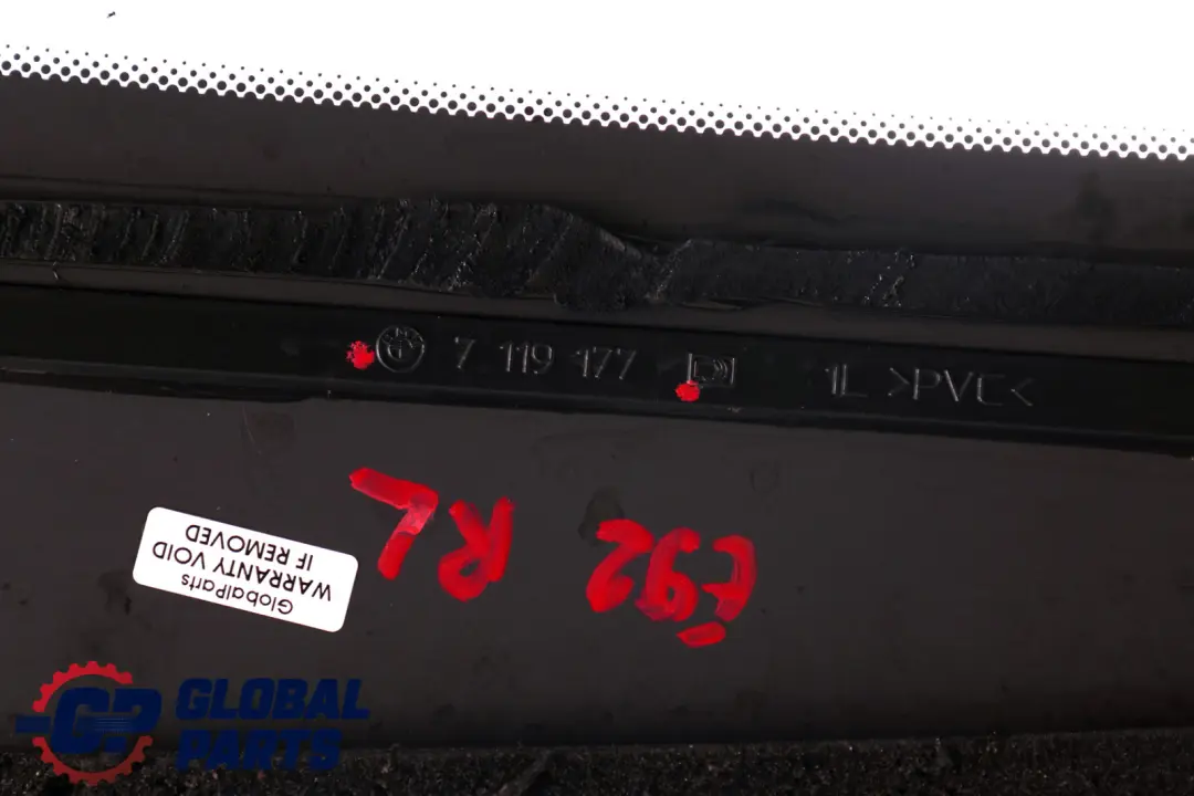 BMW E92 Szyba Boczna Lewa Tylna Lewy Tył - SKU 7119177-2 - Numer Części 7119177