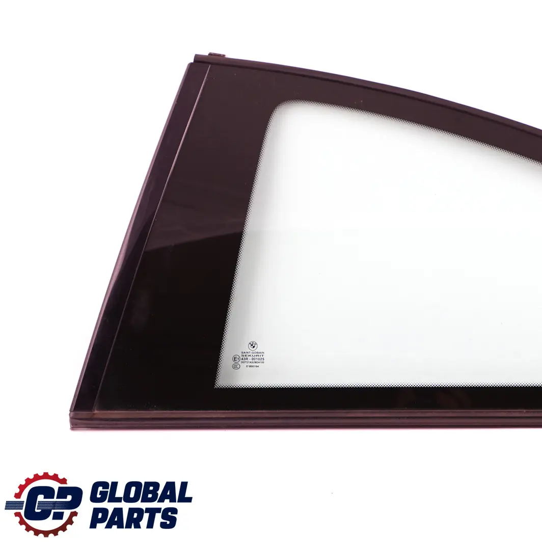 BMW E92 Vitre Fenêtre Verte AS2 Garniture Brillante Arrière Gauche Côté Porte - SKU 7119177-3 - Numéro de pièce 7119177