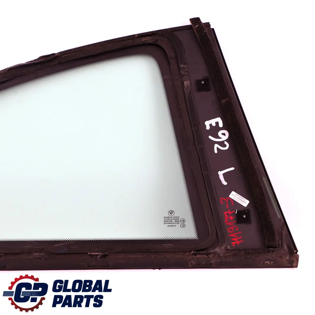 Fenster Glas Grün AS2 Hoch Glanz Trim Hinten Links Türseite für BMW E92 mit Teilenummer 7119177 BMW E92 Fenster Glas Grün AS2 Hoch Glanz Trim Hinten Links Türseite - SKU 7119177-3 - Teilenummer 7119177