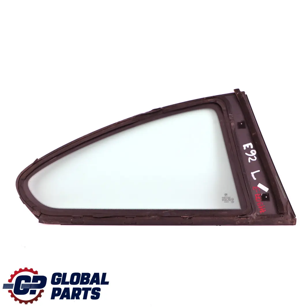 BMW E92 Vetro Finestrino Verde AS2 Lucida Posteriore Sinistra Lato Portiera - SKU 7119177-3 - Numero di parte 7119177