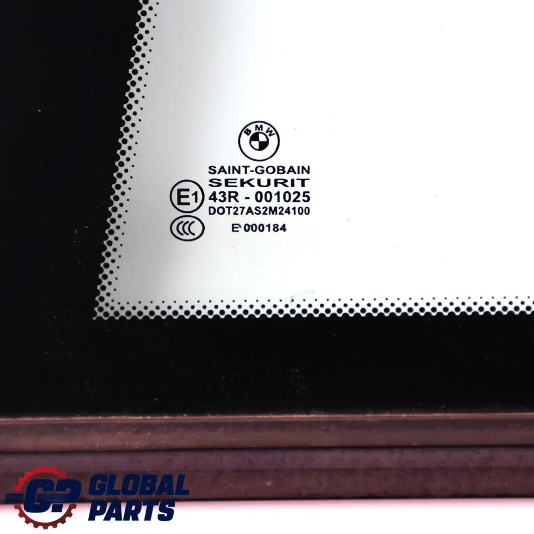 Cristal Verde AS2 Alto Brillo Recorte Trasero Izquierdo Lado Puerta para BMW E92 con número de pieza 7119177 BMW E92 Cristal Verde AS2 Alto Brillo Recorte Trasero Izquierdo Lado Puerta - SKU 7119177-3 - Número de pieza 7119177