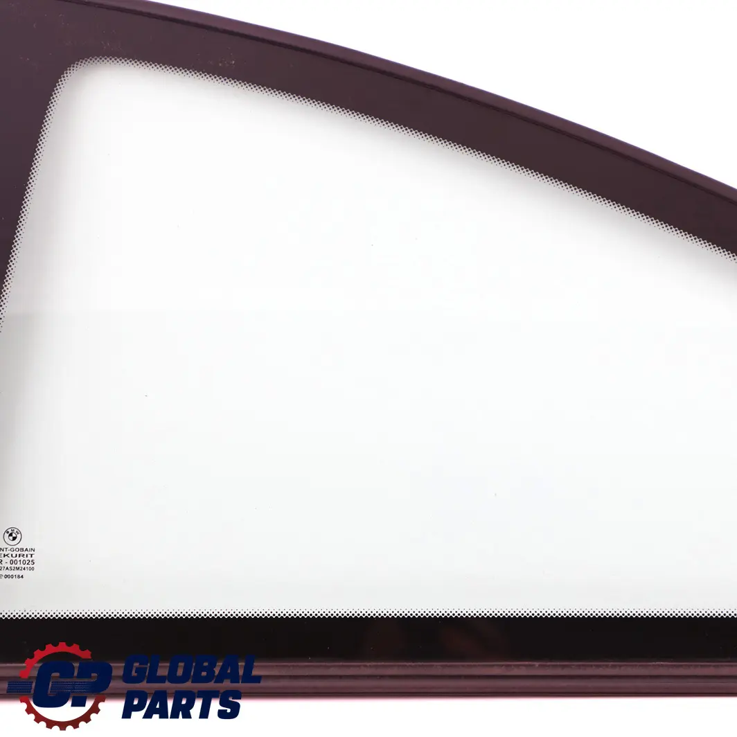 BMW E92 Window Glass Green AS2 High Gloss Trim Rear Left N/S Door Side - SKU 7119177-3 - Part number 7119177