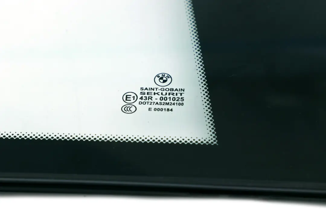 BMW E92Coupe Rear Side Window Glass Green AS2 Trim Rear Right O/S High Gloss - SKU 7119178-3 - Part number 7119178