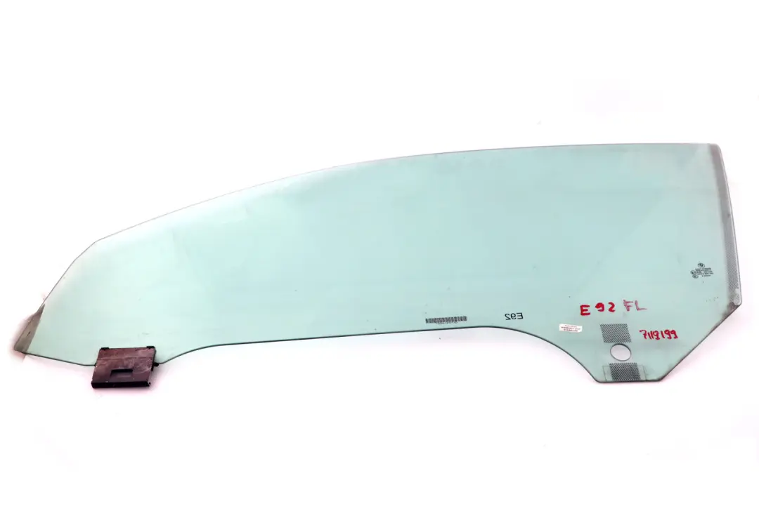 Vetro Finestra Porta Anteriore Sinistra Verde AS2 per BMW E92 E92N con numero di parte 7119199 BMW E92 E92N Vetro Finestra Porta Anteriore Sinistra Verde AS2 - SKU 7119199 - Numero di parte 7119199