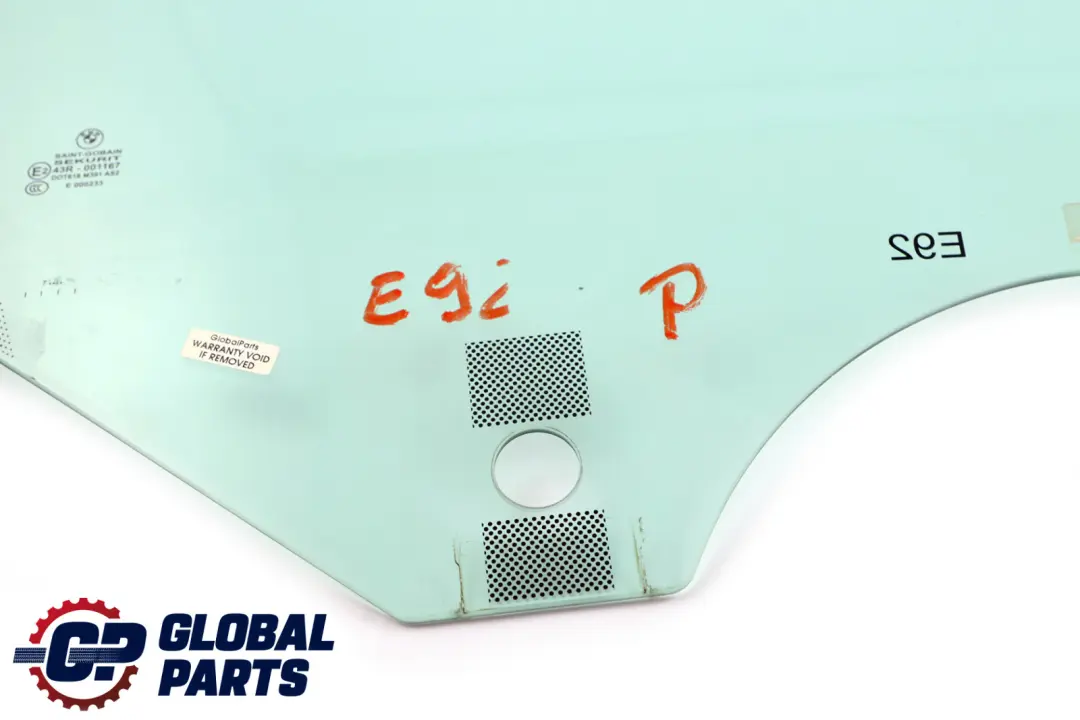 BMW E92 E92N Door Window Glass Front Right O/S Green AS2 - SKU 7119200 - Part number 7119200