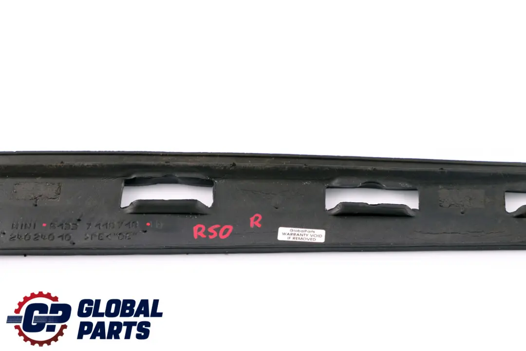Mini Cooper R50 R53 Schiuma isolante montante A destro - SKU 7119718 - Numero di parte 7119718