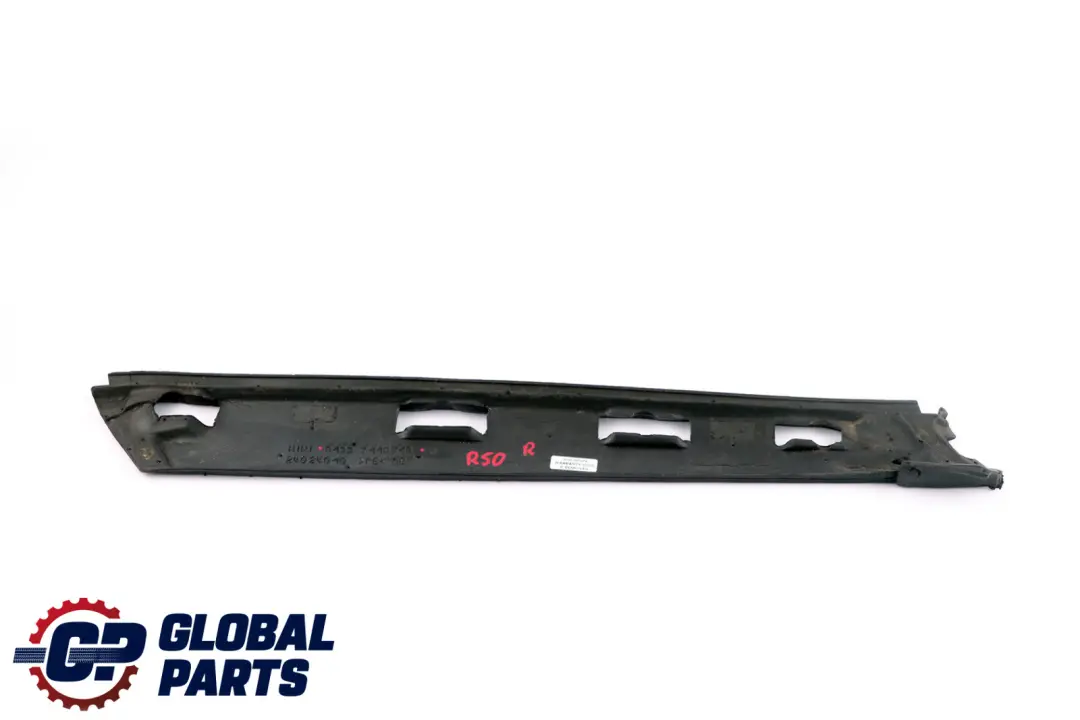 A-Pillar Foam Insulation Molded Part Right O/S to Mini Cooper R50 R53 with Part number 7119718 Mini Cooper R50 R53 A-Pillar Foam Insulation Molded Part Right O/S - SKU 7119718 - Part number 7119718