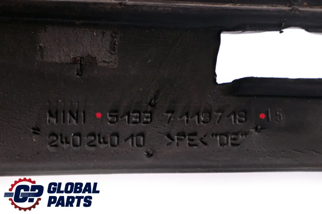 A-Pillar Foam Insulation Molded Part Right O/S to Mini Cooper R50 R53 with Part number 7119718 Mini Cooper R50 R53 A-Pillar Foam Insulation Molded Part Right O/S - SKU 7119718 - Part number 7119718