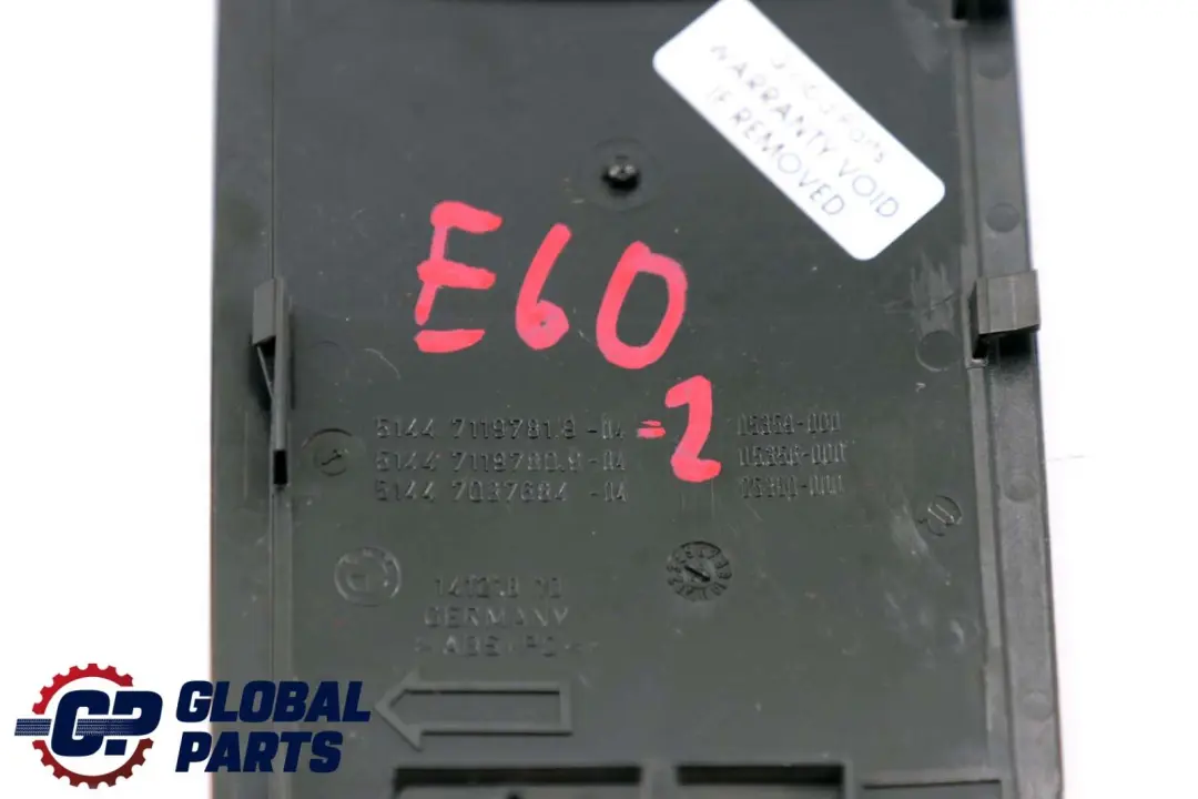 BMW E60 E61 Osłona Obudowa Zaślepka Podsufitki 7795970 - SKU 7119781-2 - Numer Części 7119781