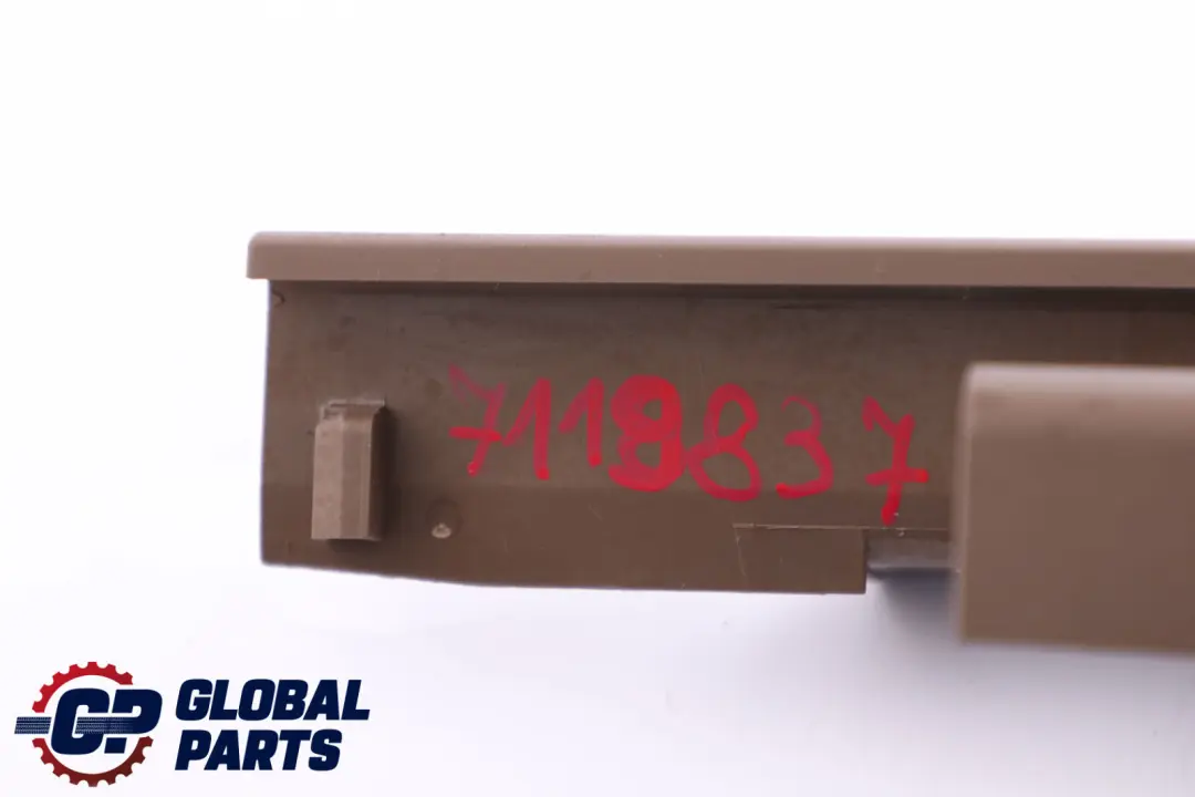 BMW E60 E61 Asiento Delantero Izquierdo Rail Cubierta Exterior Trüffelbraun - SKU 7119837 - Número de pieza 7119837