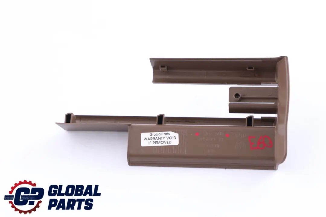 BMW 5 Series E60 E61 Front Left Seat Rail Cover Outside Trüffelbraun 7007697 - SKU 7119837 - Part number 7119837