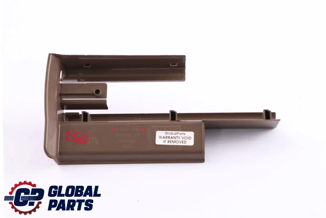 BMW E60 E61 Cache rail de siège avant extérieur droit Trüffelbraun 7007696 - SKU 7119838 - Numéro de pièce 7119838