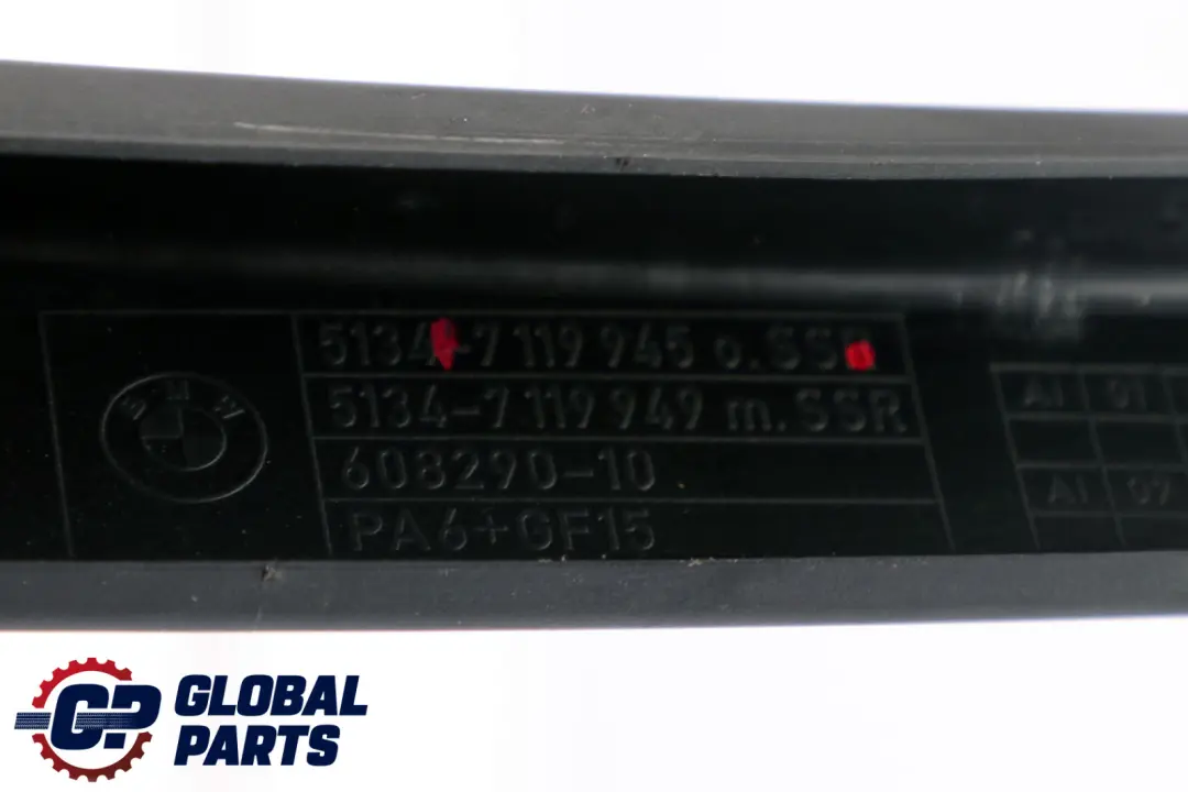 BMW 3 er E91 Abdeckung Fensterrahmen Tür hinten links 5134 - SKU 7119949 - Teilenummer 7119949
