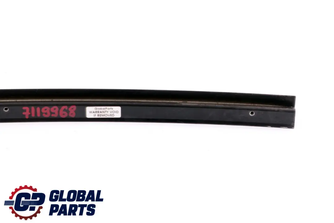 BMW E91 Fenster Führungsnetz Abdeckung Rechts Hinten Schwarz Matt - SKU 7119968 - Teilenummer 7119968