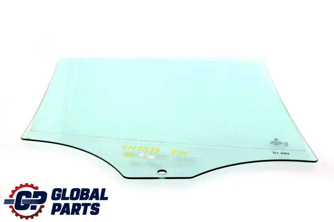 Door Window Glass Rear Left N/S to BMW E91 with Part number 7119977 BMW E91 Door Window Glass Rear Left N/S - SKU 7119977 - Part number 7119977