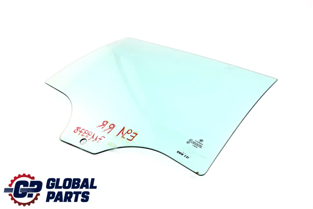 BMW E91 Rear Door Window Glass Glazing Right O/S AS2 - SKU 7119978 - Part number 7119978